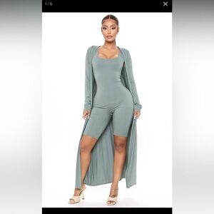 New! Fashion Nova - Crazy feelings romper set